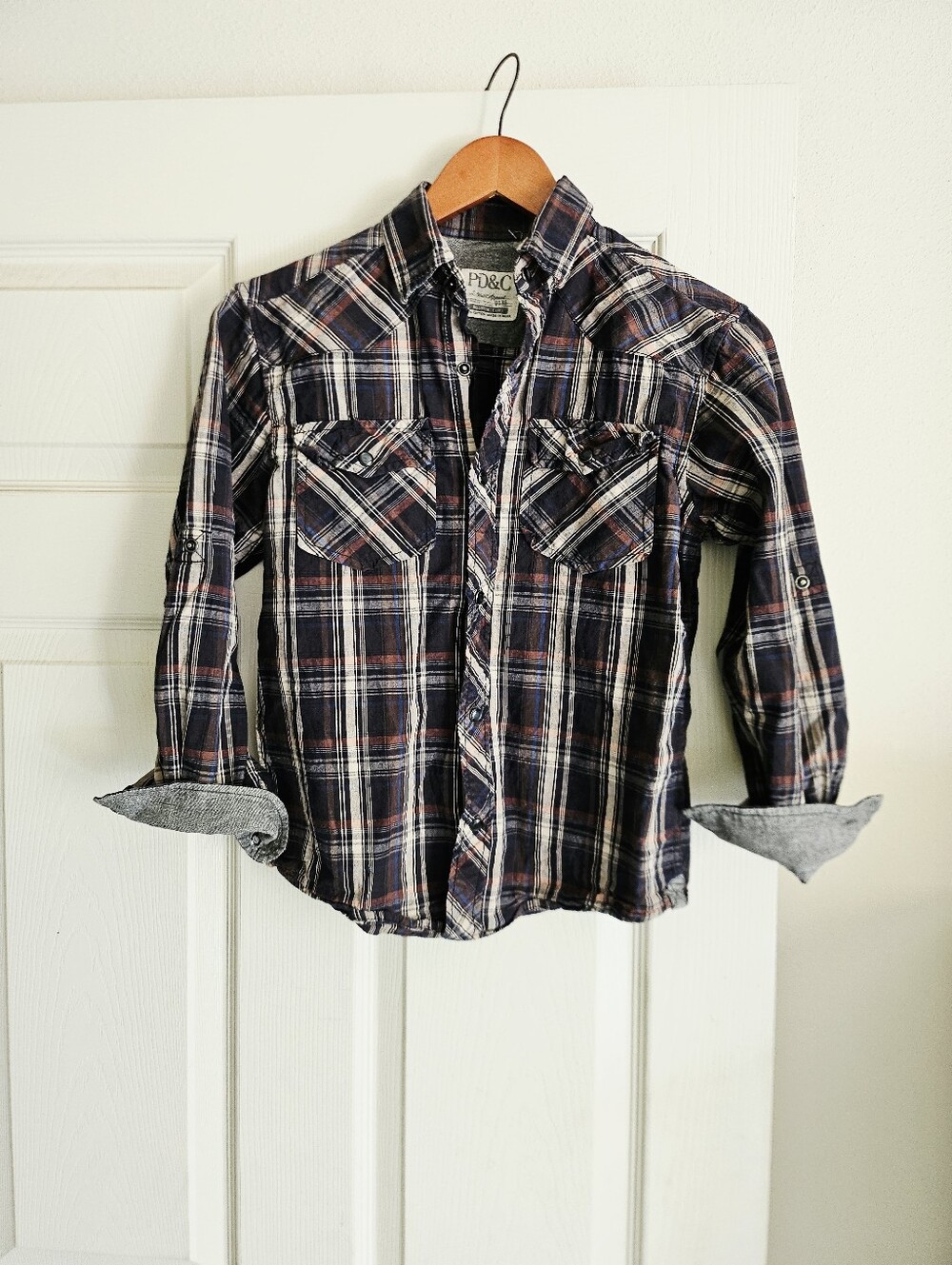 Paper Denim & Cloth Button Up Boys 10 Excellent Used Condition *PD&C